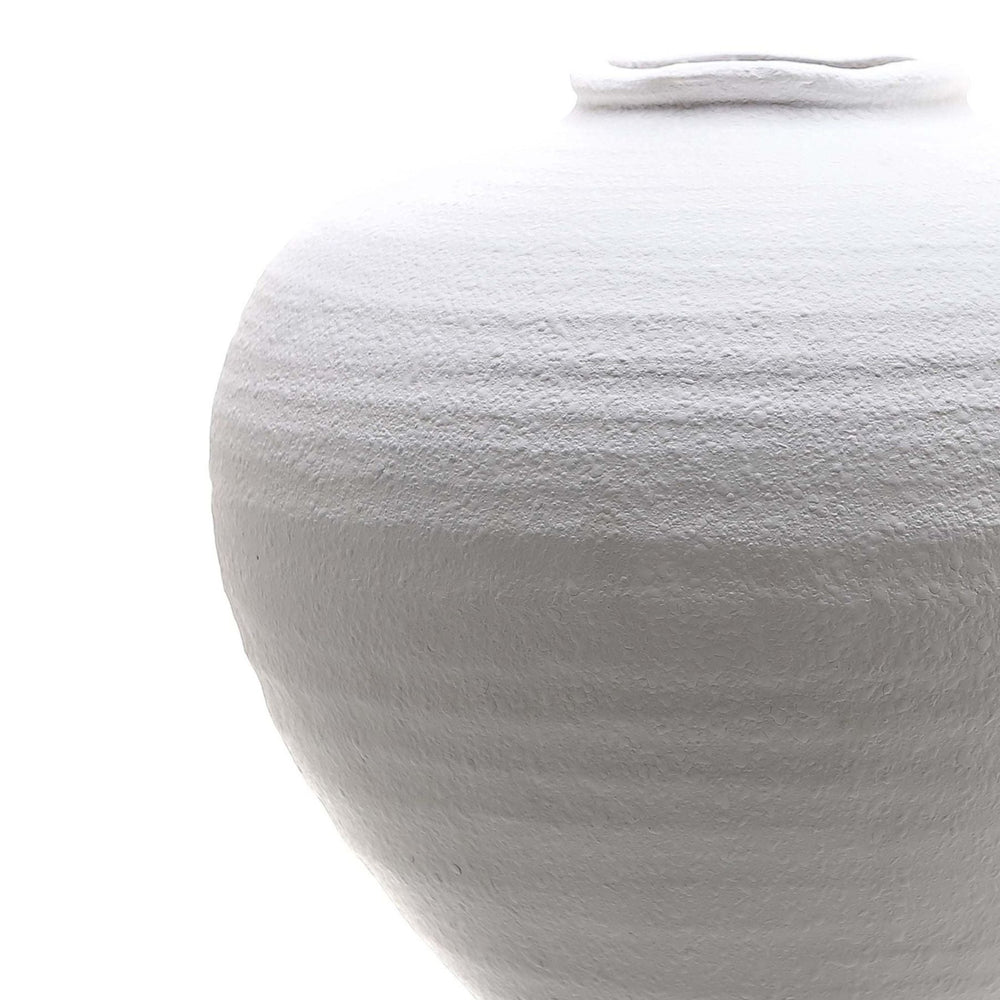 Regola Large Matt White Ceramic Vase - Canwell Interiors Limited - Hills