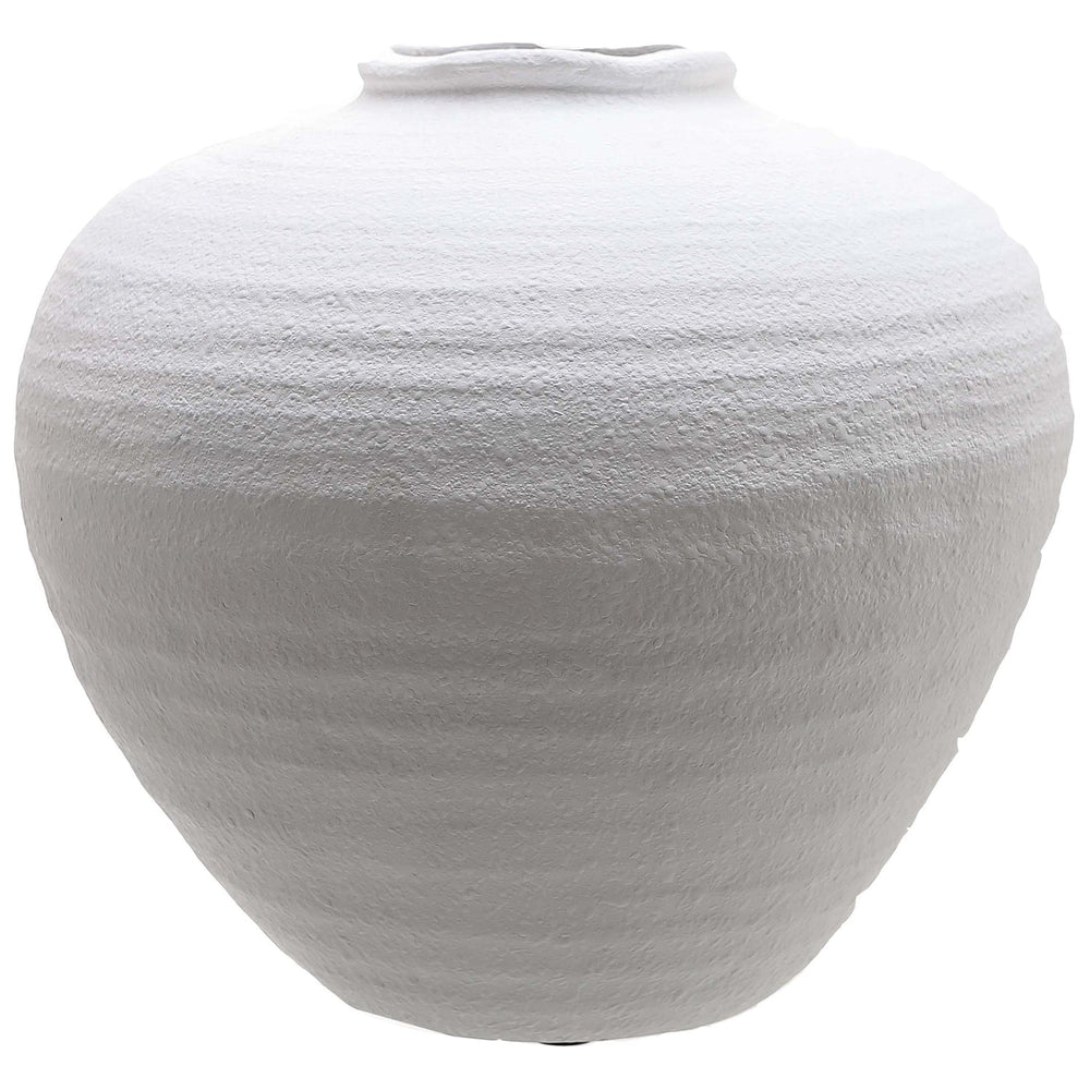 Regola Large Matt White Ceramic Vase - Canwell Interiors Limited - Hills
