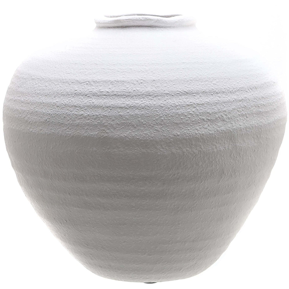 Regola Matt White Ceramic Vase - Canwell Interiors Limited - Hills