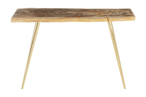 Relic Petrified Wood Console Table - XShowhome Limited - Xshowhome