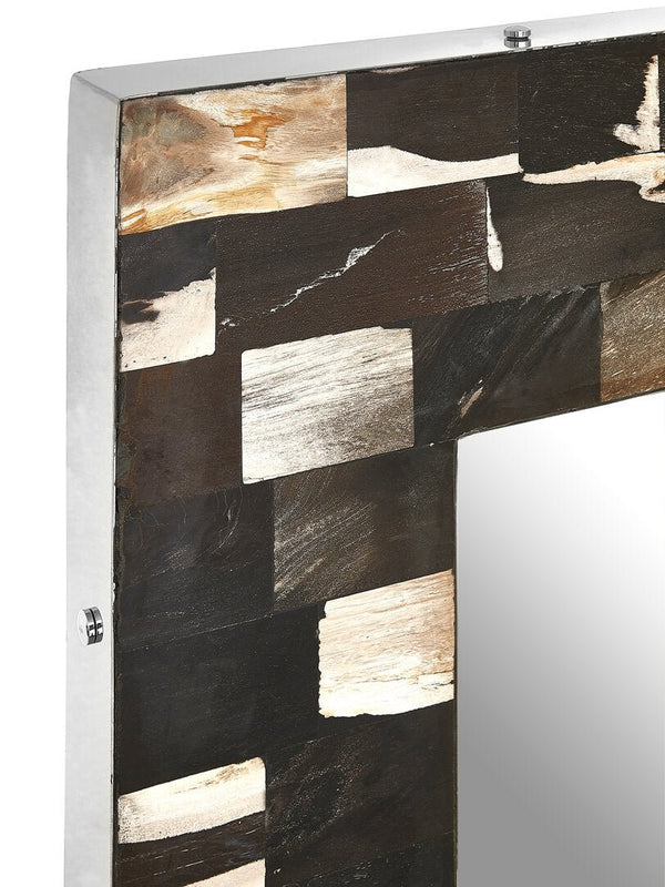 Relic Square Petrified Wood Wall Mirror - Canwell Interiors Limited - Xshowhome