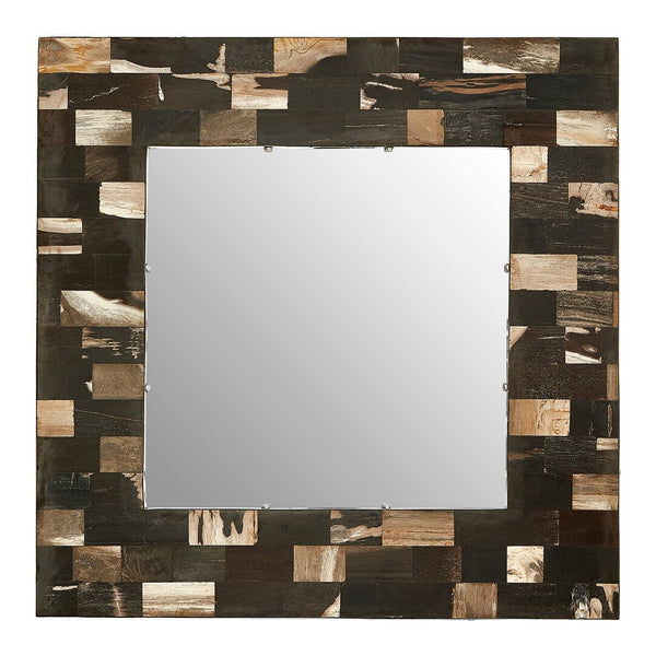 Relic Square Petrified Wood Wall Mirror - Canwell Interiors Limited - Xshowhome