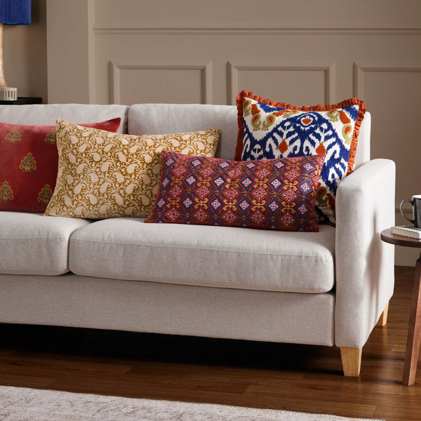 Rennes 40x60 Feather Filled Cushion Regal Rose - Canwell Interiors Limited - Riva