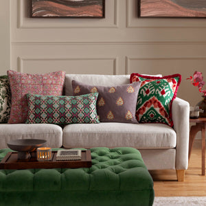 Rennes 40x60 Feather Filled Cushion Taupe - Canwell Interiors Limited - Riva