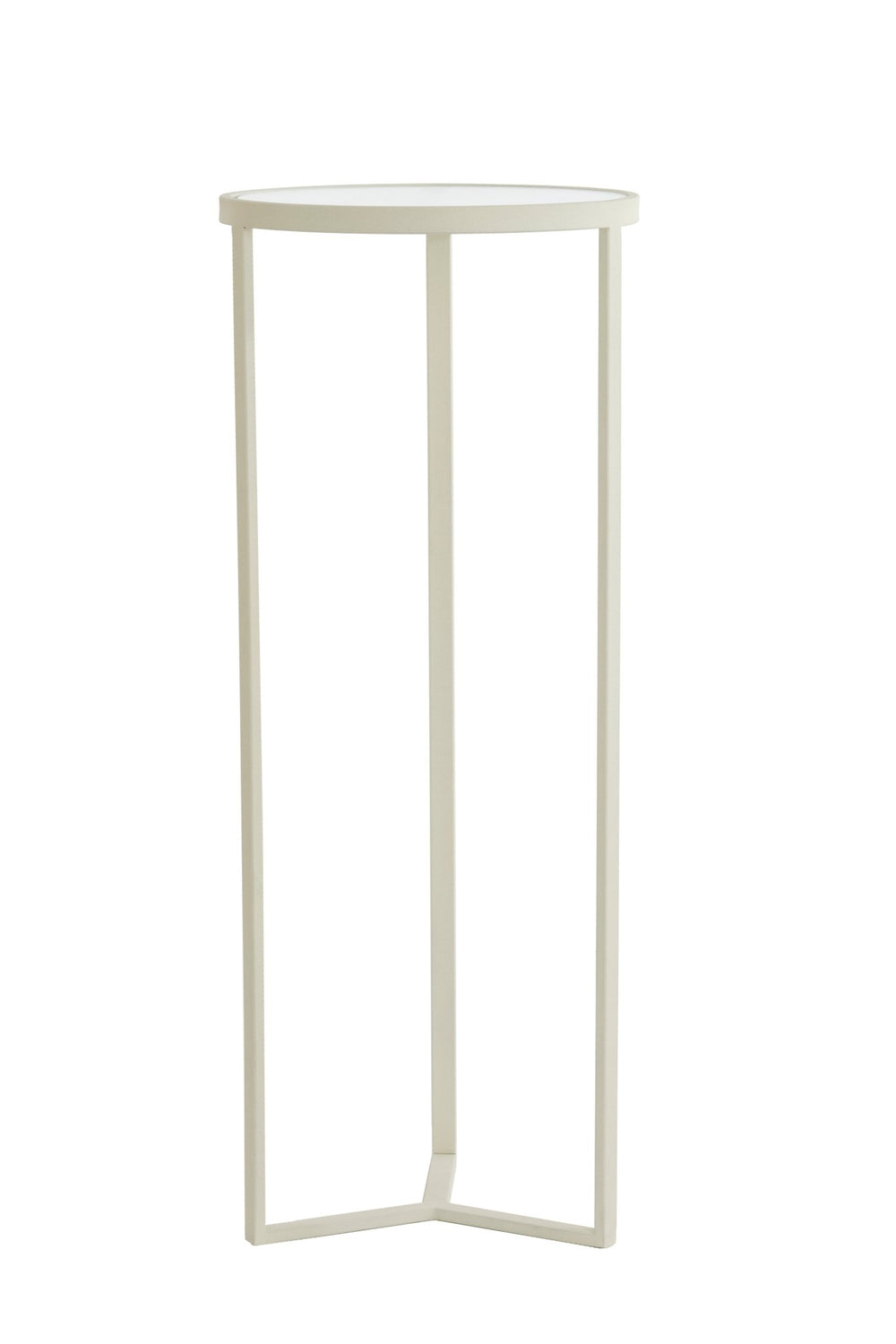 RETIRO Decorative Column — Clear Rib Glass & Cream - Canwell Interiors Limited - Light & Living