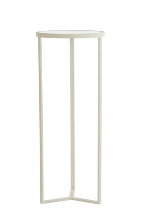 RETIRO Decorative Column — Clear Rib Glass & Cream - Canwell Interiors Limited - Light & Living