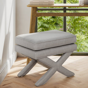 Rhode Light Grey Stool - Canwell Interiors Limited - Canwell
