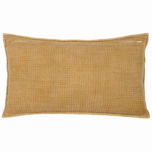 Ribble 40x60 Feather Filled Cushion Honey - Canwell Interiors Limited - Riva