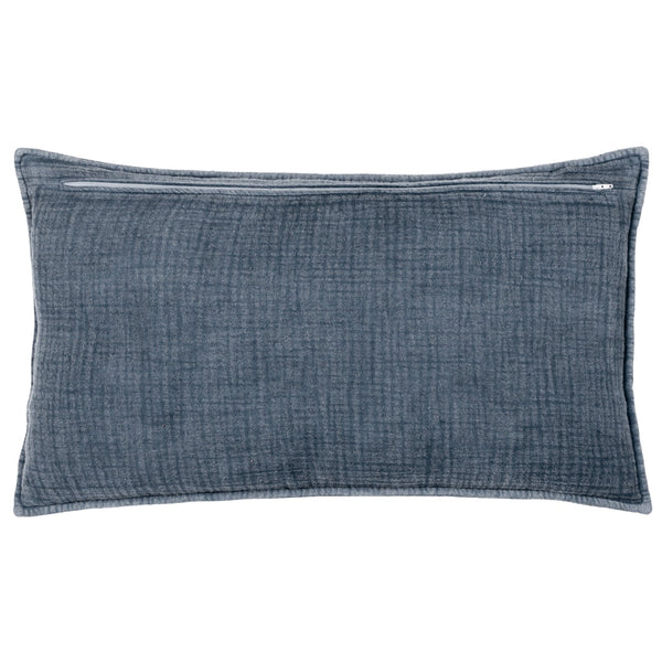 Ribble 40x60 Feather Filled Cushion Ink - Canwell Interiors Limited - Riva