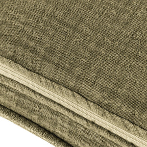Ribble 40x60 Feather Filled Cushion Khaki - Canwell Interiors Limited - Riva