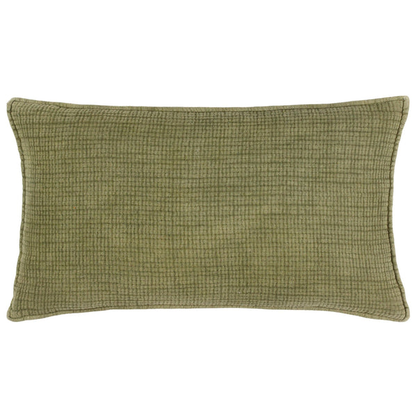 Ribble 40x60 Feather Filled Cushion Khaki - Canwell Interiors Limited - Riva