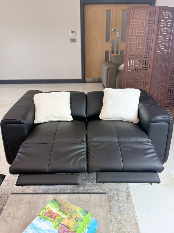 Richmond Electric Recliner Sofa Black 3+2 Set - XShowhome Limited - Xshowhome