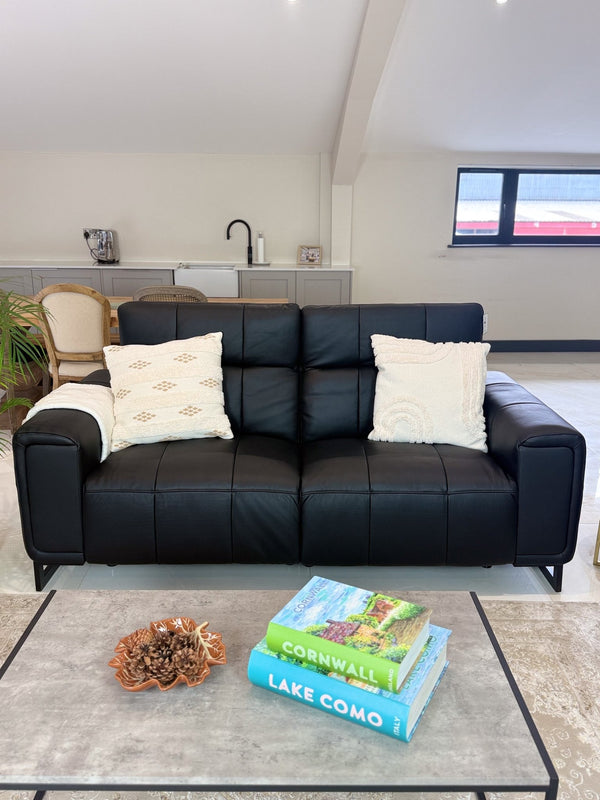 Richmond Electric Recliner Sofa Black 3+2 Set - XShowhome Limited - Xshowhome
