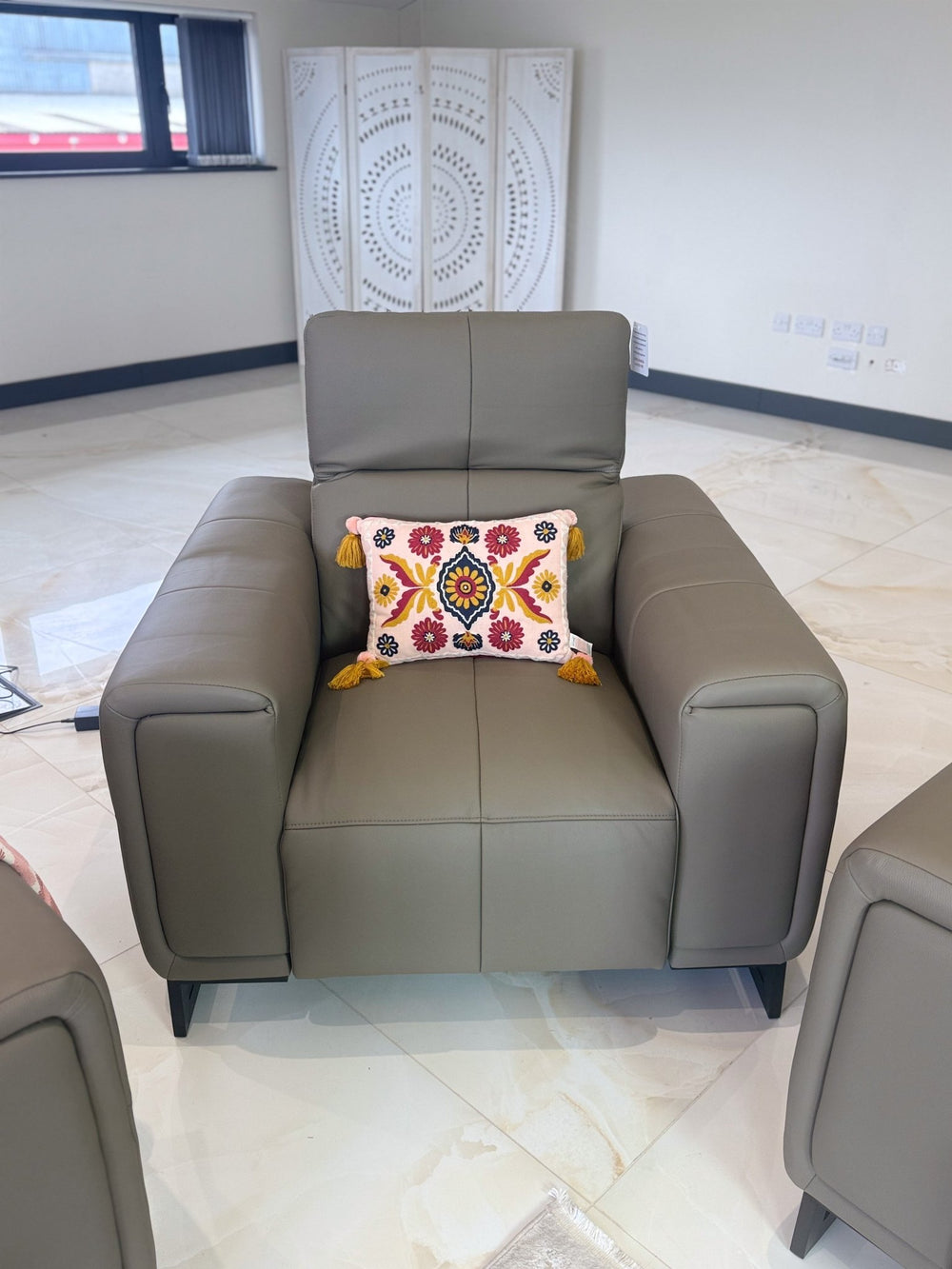 Richmond Electric Recliner Sofa Grey Armchair - XShowhome Limited - Xshowhome