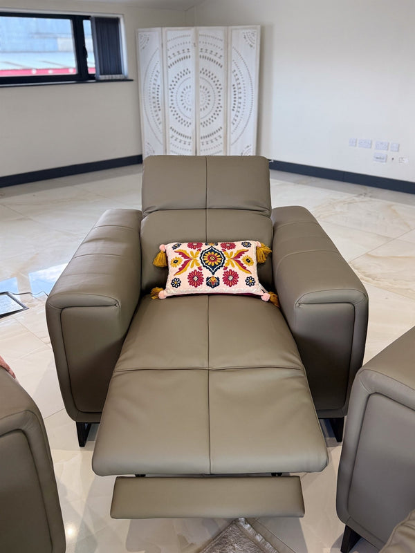 Richmond Electric Recliner Sofa Grey Armchair - XShowhome Limited - Xshowhome