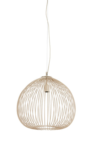 RILANA Pendant Light — Matt Beige - Canwell Interiors Limited - Light & Living
