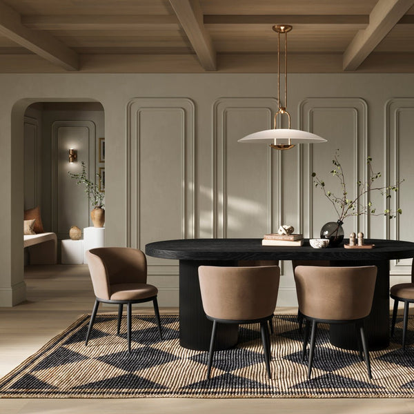 Rina Black Dining Table - Canwell Interiors Limited - Canwell
