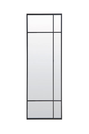 RINCON Mirror — Clear Glass & Matt Black - Canwell Interiors Limited - Light & Living