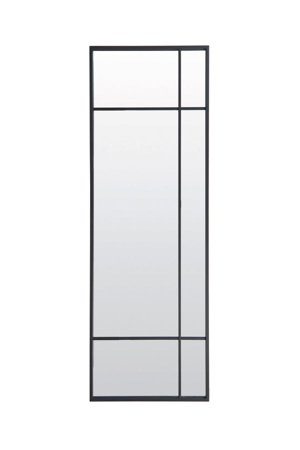 RINCON Mirror — Clear Glass & Matt Black - Canwell Interiors Limited - Light & Living