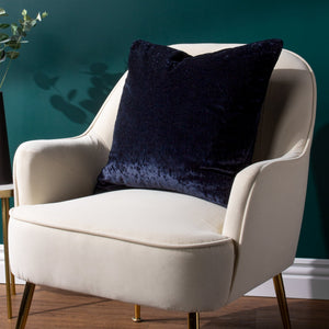 Ripple 50x50 Feather Filled Cushion Black - Canwell Interiors Limited - Riva