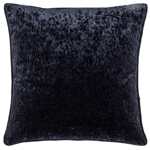 Ripple 50x50 Feather Filled Cushion Black - Canwell Interiors Limited - Riva