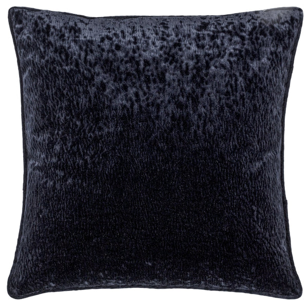 Ripple 50x50 Feather Filled Cushion Black - Canwell Interiors Limited - Riva