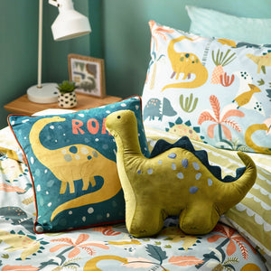 Roar 43x43 Feather Filled Cushion Teal - Canwell Interiors Limited - Riva