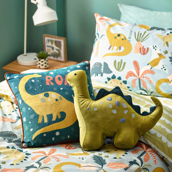 Roar 43x43 Feather Filled Cushion Teal - Canwell Interiors Limited - Riva