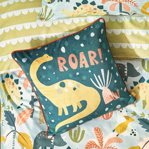 Roar 43x43 Feather Filled Cushion Teal - Canwell Interiors Limited - Riva