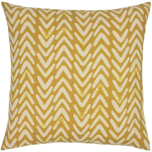 Rofeather Filled Cushiono 45x45 Feather Filled Cushion Ochre - Canwell Interiors Limited - Riva