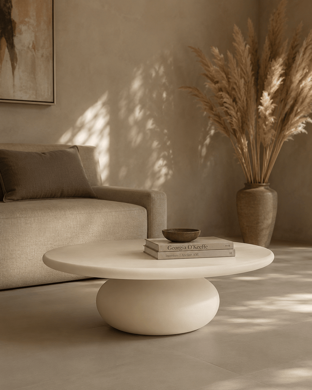 Rolo Coffee Table - Matte Beige - XShowhome Limited - Tommy Franks