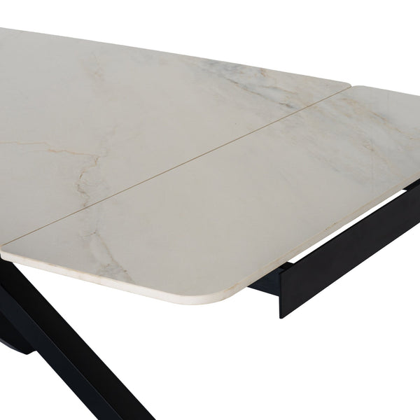 Romanby Stone Extending Dining Table - XShowhome Limited - Hills