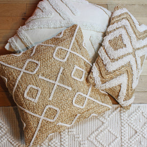 Roolu 45x45 Feather Filled Cushion Natural - Canwell Interiors Limited - Riva