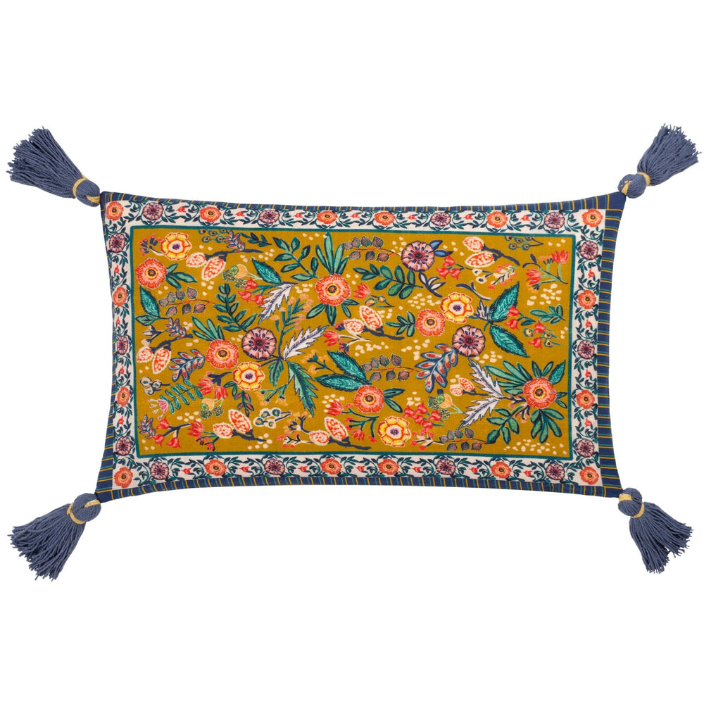 Rosa 30x50 Feather Filled Cushion Multi & Blue - XShowhome Limited - Riva