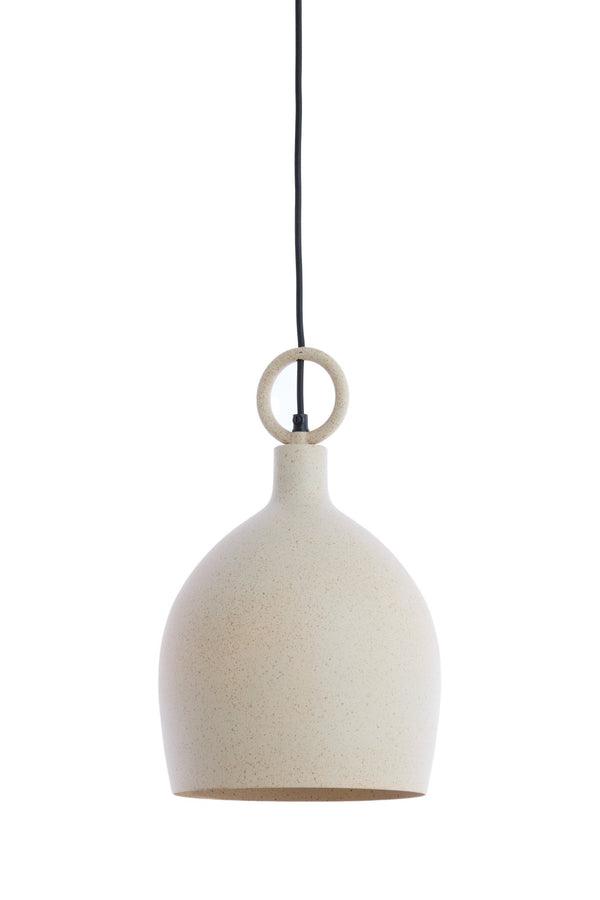 ROSERO Pendant Light — Sand & Light Brown Spotted - Canwell Interiors Limited - Light & Living