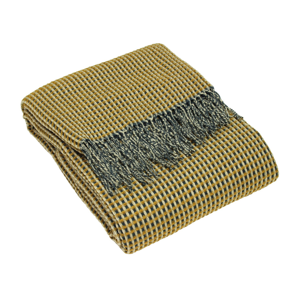 Rowan 130x180 Throw Ochre - XShowhome Limited - Riva