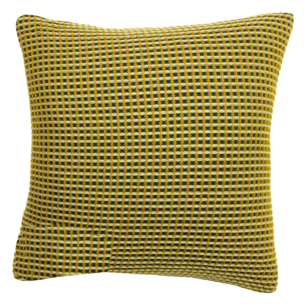 Rowan 45x45 Feather Filled Cushion Ochre - Canwell Interiors Limited - Riva