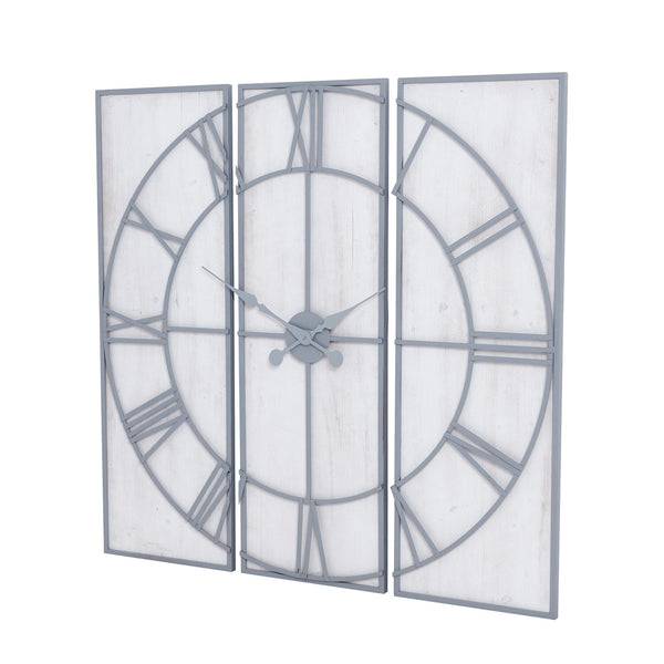 Roza Panelled Wall Clock - Canwell Interiors Limited - Hills