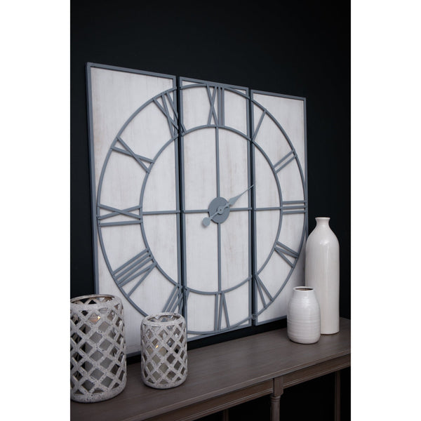 Roza Panelled Wall Clock - Canwell Interiors Limited - Hills