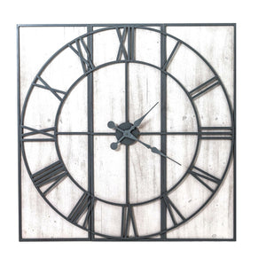 Roza Panelled Wall Clock - Canwell Interiors Limited - Hills
