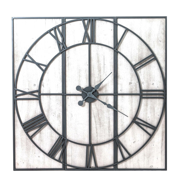 Roza Panelled Wall Clock - Canwell Interiors Limited - Hills