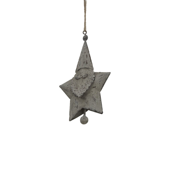 Rustic Hanging Santa Star - Canwell Interiors Limited - Hills