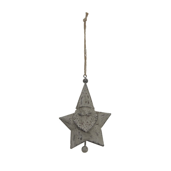Rustic Hanging Santa Star - Canwell Interiors Limited - Hills