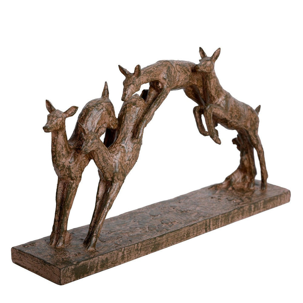 Rustic Woodland Leaping Fawns - XShowhome Limited - Libra