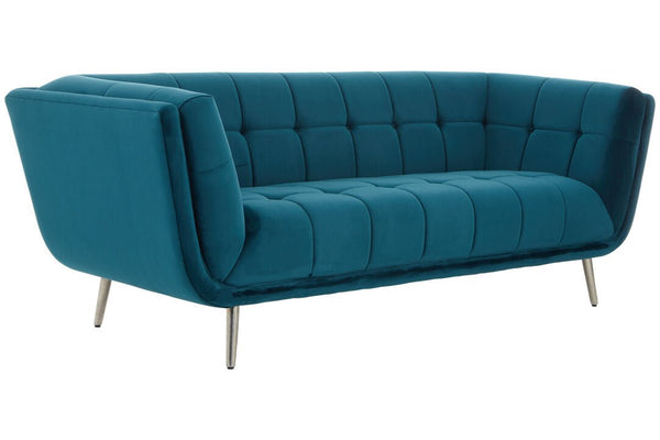 Sabine 3 Seat Green Fabric Sofa - Canwell Interiors Limited - Xshowhome