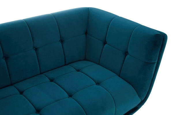 Sabine 3 Seat Green Fabric Sofa - XShowhome Limited - Xshowhome