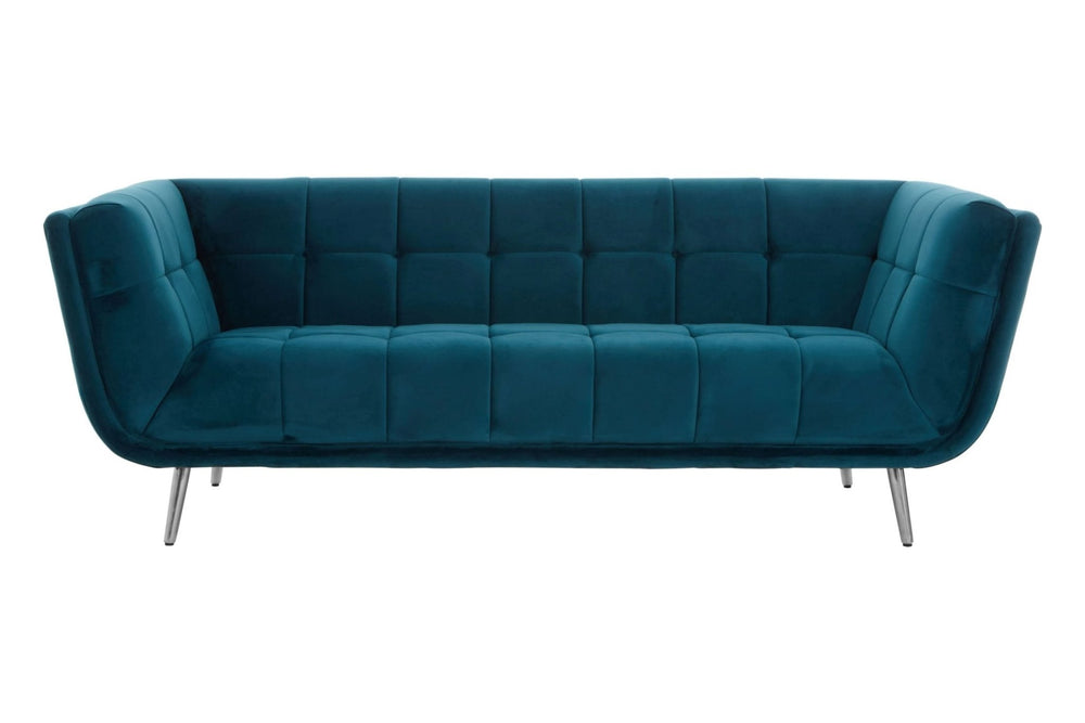 Sabine 3 Seat Green Fabric Sofa - XShowhome Limited - Xshowhome