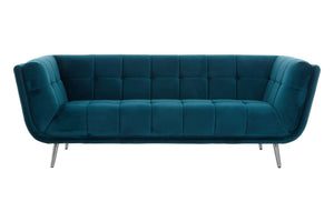 Sabine 3 Seat Green Fabric Sofa - XShowhome Limited - Xshowhome