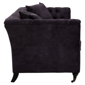 Sabrina Three Seat Grey Velvet Sofa - XShowhome Limited - Xshowhome