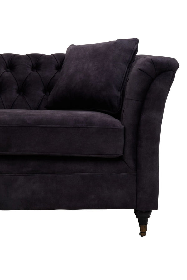 Sabrina Three Seat Grey Velvet Sofa - XShowhome Limited - Xshowhome
